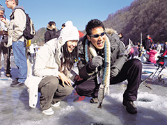 華川山鱒魚雪節
